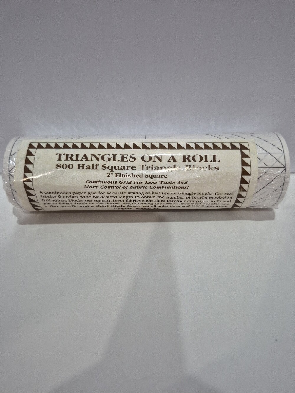 New Vintage Triangles On A Roll Quilting Kit Cottagecore